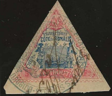 Côte De Somalis     .  Y&T    .  19  (2 Scans)  .  Papier Sur Le Dos     .   O      .   Oblitéré - Oblitérés