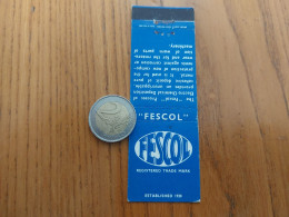 Pochette D'allumettes ANGLETERRE "FESCOL - LONDON" - Boites D'allumettes