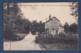 France - Carte Postale - Forêt De Sénart - Maison Forestière Et Route De Champrosoy - Sénart