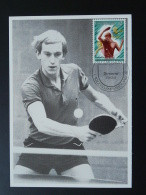 Carte Maximum Card Tennis De Table Table Tennis Luxembourg 1986 - Maximum Cards
