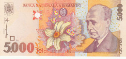 Roménia, (409), 5000 Lei De 1998, P. 107, UNC - Romania