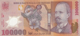 Roménia, (411), 100000 Lei De 2001, P. 114, Circulated - Romania