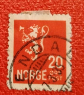 Norge Lion,20 Ore,1926,  Hinge,good Condition - Gebruikt