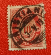 Norge Postfrim,10 Ore,1898,  Hinge,good Condition - Gebruikt