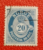 Norge Postfrim,20 Ore,1898, Hinge, Good Condition - Gebruikt