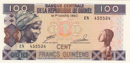 Guinea, (430), 100 Francs De 2012, P. 35, UNC - Guinée