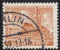 Berlin Poste Obl Yv: 29 Mi:43 Berlin-Schöneberg-Rudolf Wilde-Platz (TB Cachet Rond) - Monuments