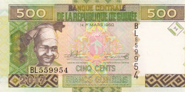 Guinea, (435), 500 Francs De 2017, P. 47b, UNC - Guinée