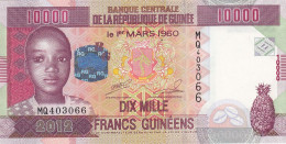 Guinea, (442), 10000 Francs De 2012, P. 49c, UNC - Guinée