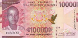 Guinea, (443), 10000 Francs De 2018, P. 49Aa, UNC - Guinée