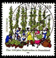RFA Poste Obl Yv:1831 Mi:1999 Hopfenanbau In Deutschland (TB Cachet à Date) - Beers