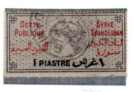 SYRIE GRAND LIBAN REVENUE FISCAL DETTE - Autres & Non Classés