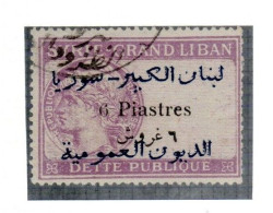 SYRIE GRAND LIBAN REVENUE FISCAL DETTE - Autres & Non Classés