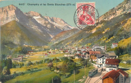 CPA Europe > Suisse > VS Valais > Champéry Et Les Dents Blanches - Champéry