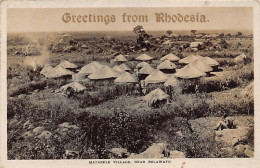 Zimbabwe - Matabele Village, Near Bulawayo - REAL PHOTO - Publ. Bulawayo News Agency - Simbabwe
