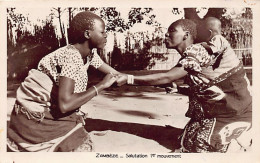 Zambia - Lozi Women Saluting (1st Movement) - Publ. Missions Evangéliques De Paris - Zambia