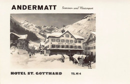 ANDERMATT (UR) Hotel St. Gotthard - Verlag Unbekannt - Andermatt