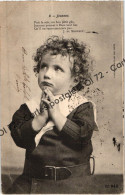 CPA - Photographes > Signés > Helmlinger - Enfants > Jeannot N° 8 "Puis Le Soir En Bon Petit Gâs..." Précurseur - Helmlinger