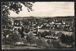 AK Aarau, Ortsansicht Aus Der Vogelschau - Aarau