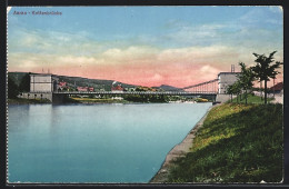 AK Aarau, Blick Zur Kettenbrücke - Aarau