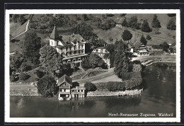 AK Walchwil, Luftbild Vom Hotel-Restaurant Zugersee - Walchwil