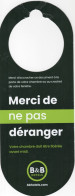 Ne-Pas-Déranger : B&B Hôtels - Hotel Keycards