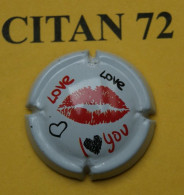 1  CAPSULE   De   MOUSSEUX   I  LOVE  YOU - Mousseux