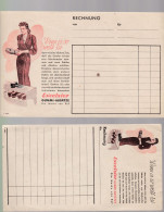 2 Anciennes  Factures Allemandes   Publicités  Excelsior  Die Marke  Von Ruf  Chaussures Excelsior-Schuhwerbung - 1950 - ...
