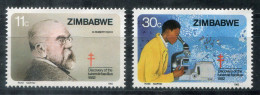 SIMBABWE 269-270 Mnh - Robert Koch, Mikroskop, Microscope - ZIMBABWE - Zimbabwe (1980-...)
