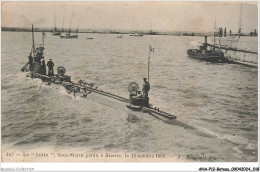 ANAP12-0887-BATEAU - Le Luttin - Sous Marin Perdu à Bizertz - Le 15 Octobre 1906 - Unterseeboote