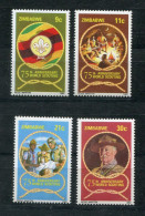 SIMBABWE 265-268 Mnh - Pfadfinder, Scouts, Robert Baden-Powell - ZIMBABWE - Zimbabwe (1980-...)