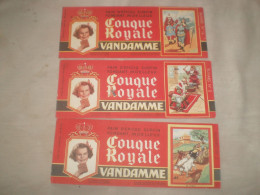 Lot De 3 Buvards Vandamme - Verzamelingen & Reeksen