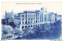AOVP13-0951-ESPAGNE - ZARAGOZA - Casas De Correos - Telegrafos Y Telefonos - Zaragoza