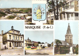 MARQUISE (62) Carte Multivues - Blason En 1962  CPSM  GF - Marquise