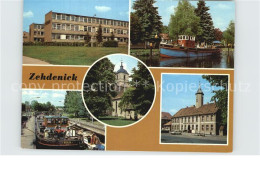 Zehdenick Karl Marx Oberschule Hafen Schleuse Pfarrkirche Rathaus - Zehdenick