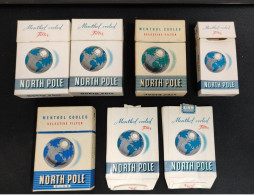 North Pole Pacchetti Sigarette Vintage Vuoti - Empty Cigarettes Boxes