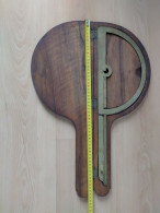 Rapporteur D'angle En Laiton Gradué Dans Son écrin De Voyage En Bois , Signé  Godefroy Jean Cesar  PIGEON - Ancient Tools
