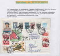 République De TCHETCHENIE Lettre Recommandée Du 20.03.1995 - Lettres & Documents