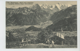SUISSE - BERNE - BEATENBERG - Blick Nach Interlaken , Jungfrau , Mönch , Eiger , Schreckhorn - Beatenberg