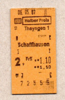 A 01] Schweiz / DB - Thayngen - Schaffhausen - Europe