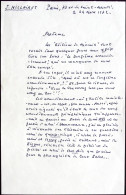 Autographe Jacques HILLAIRET (1886-1984) HISTORIEN - Spécialiste De L'Histoire De Paris - Scrittori