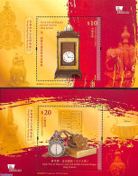 Hong Kong 2024 Palace Museum 2 S/s, Mint NH, Art - Art & Antique Objects - Clocks - Museums - Neufs