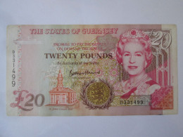 Rare! Guernsey 20 Pounds 1996 Banknote,see Pictures - Guernsey