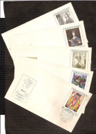 Czechoslovakia 1966●Paintings●Mi 1668-72FDC - FDC