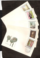 Czechoslovakia 1967●Paintings●Mi 1748-52FDC - FDC