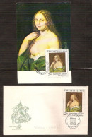 Czechoslovakia 1968●Painting Of J. Manes "Josefina"●Mi 1802FDC + CM - FDC