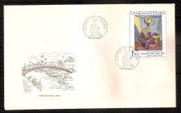 Czechoslovakia 1973●Painting Boy From Martinique●Mi 2172a FDC - FDC