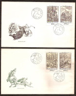 Czechoslovakia 1976●Hunting On Old Engravings●Mi 2240-43 FDC - FDC