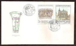 Czechoslovakia 1981●Pražsky Hrad●Mi 2639-40 FDC - FDC