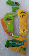 Lot De 4 Aimants Brossard Nouvelle Collection - Tourism